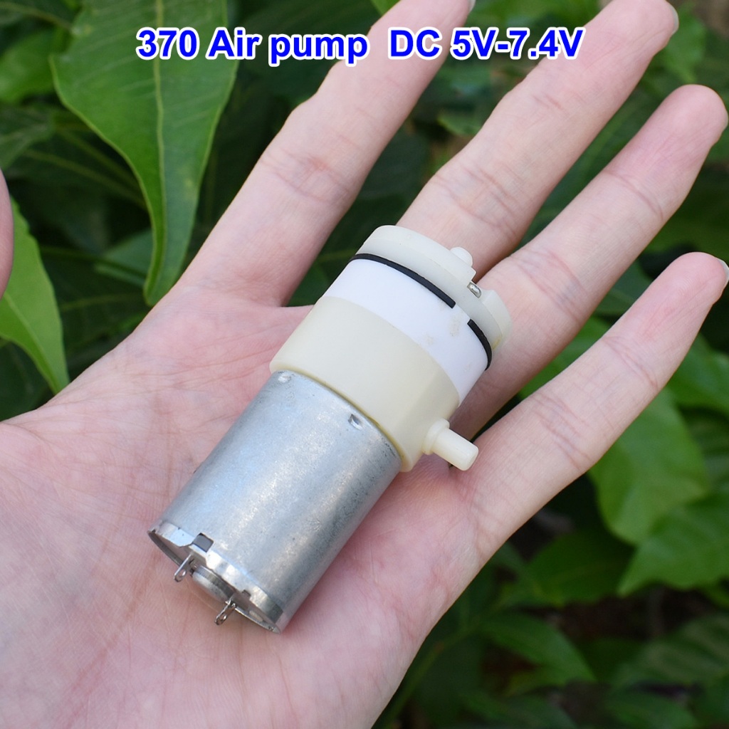 Micro ปั๊มสูญญากาศคาร์บอน DC 5V 6V 7.4V 370 มอเตอร์ไฟฟ้าออกซิเจน ปั๊มแรงดันลบ USB ไดอะแฟรม ปั๊มลม 2.5L/Min ไหลสูง