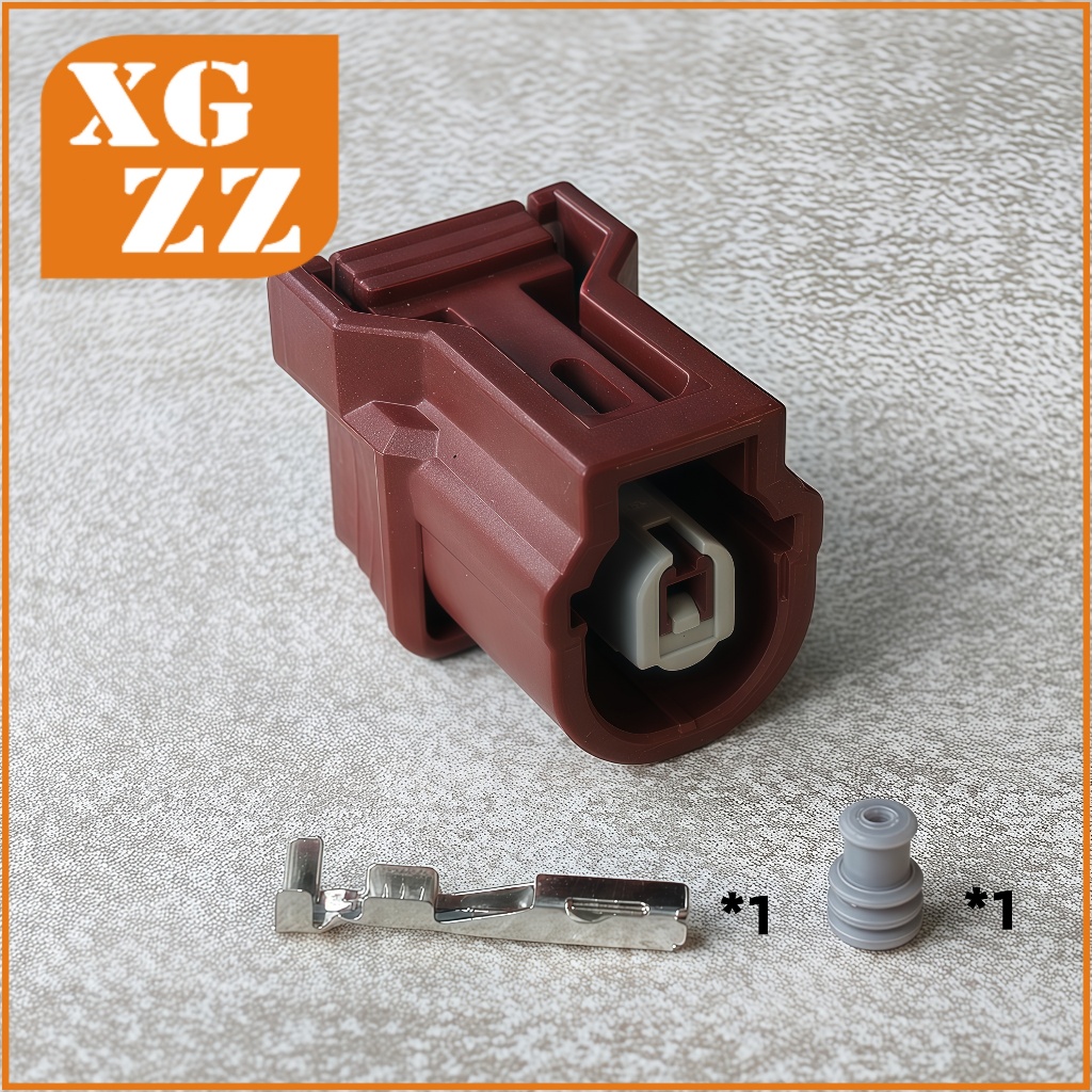 1 Pin เครื่องปรับอากาศคอมเพรสเซอร์ไดชาร์จปลั๊ก pigtail connector 6189-7197 สําหรับ Honda Civic Accord Fit Odyssey CR-V