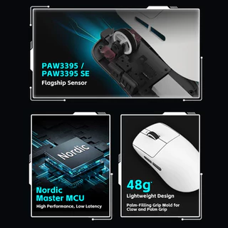 VXE dragonfly R1ProMax เมาส์ PAW3395 โหมดคู่