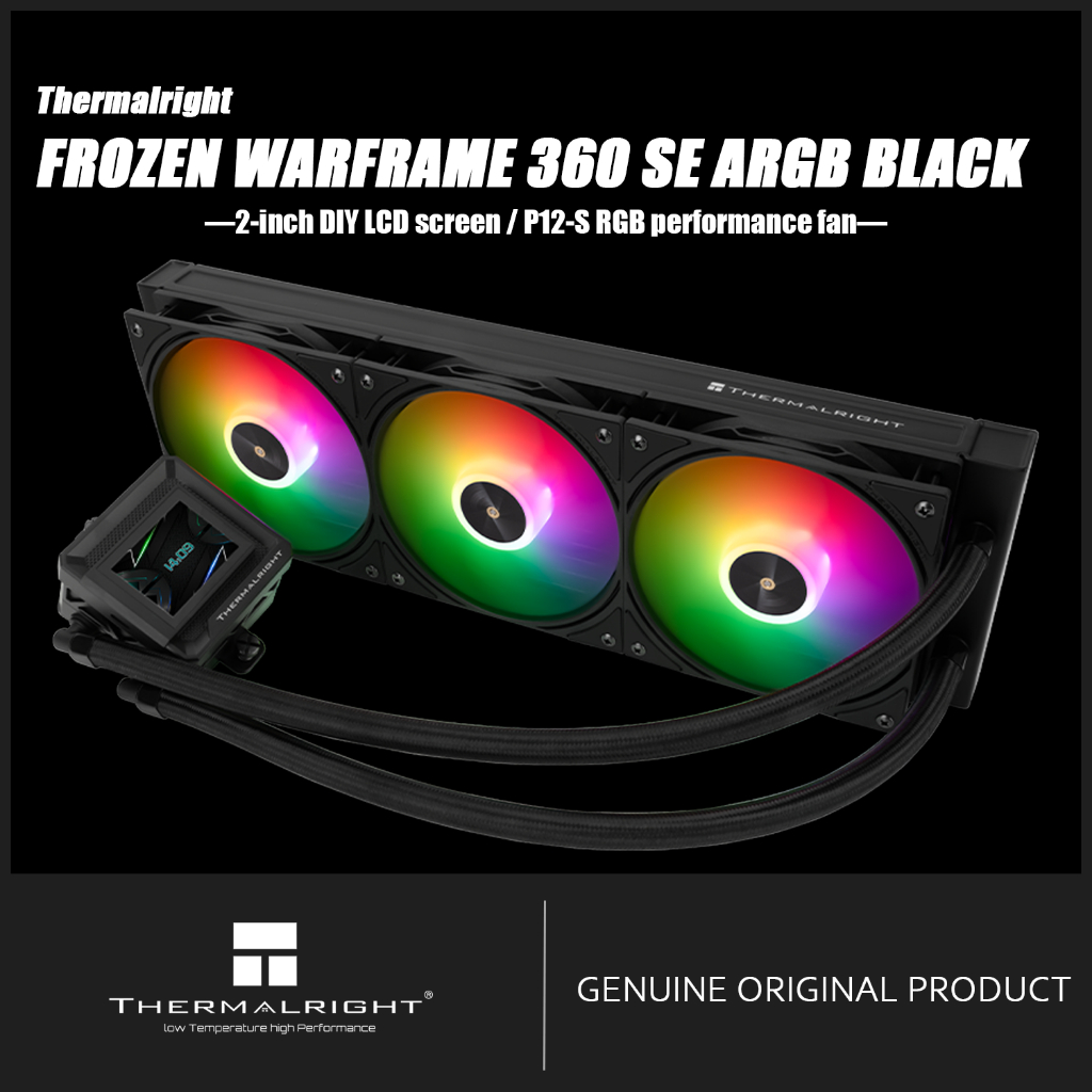 Thermalright FROZEN WARFRAME 360 SE ARGB BLACK CPU LIQUID COOLER FW360 SE ARGB BLACK