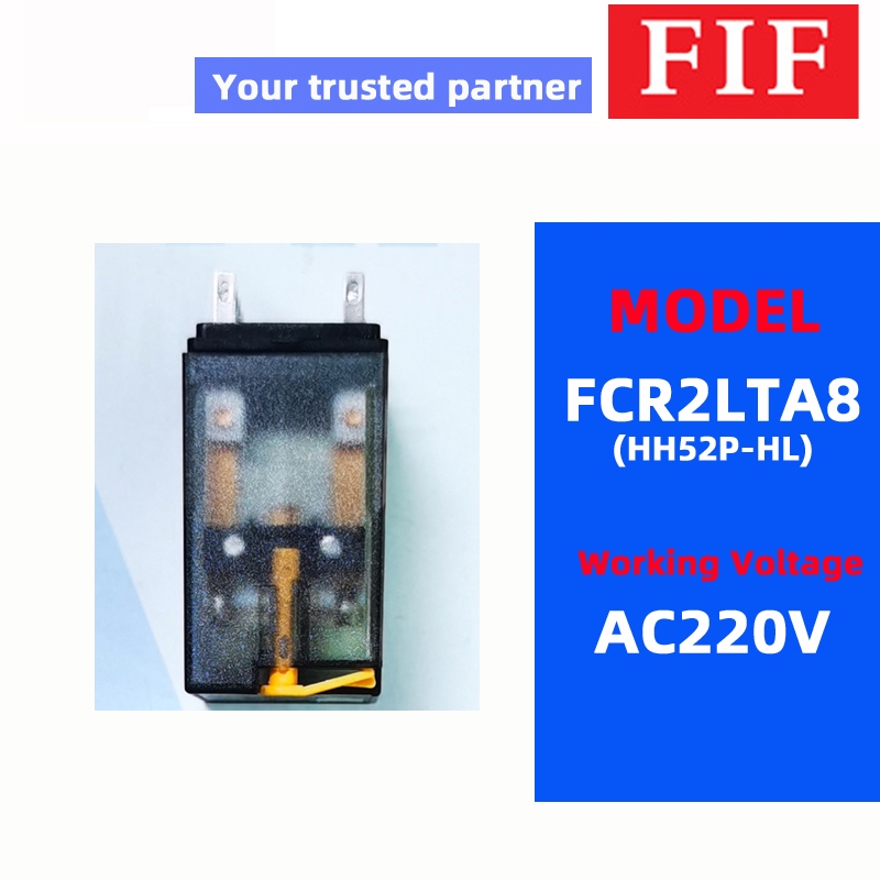 FIF รีเลย์ FCR2 FCR2LD3 FCR2LA8 FCR2LD2 FCR2LA3 FCR2LA6 FCR2LTD3 FCR2LTTA8 AC220V DC24V AC24V AC24V 