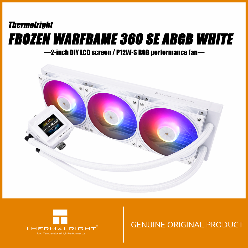 Thermalright FROZEN WARFRAME 360 SE ARGB WHITE CPU LIQUID COOLER FW360 SE ARGB WHITE