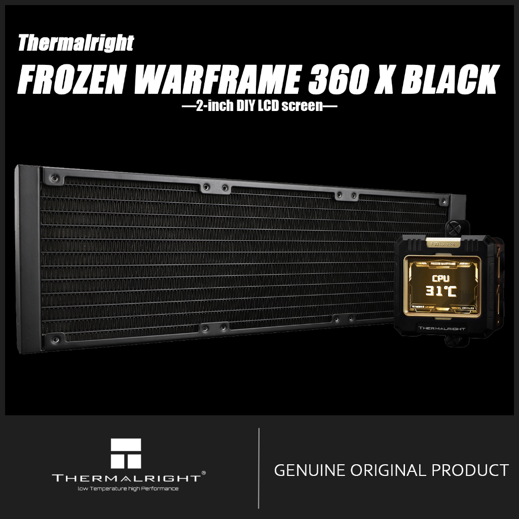 Thermalright FROZEN WARFRAME 360 X BLACK AIO CPU LIQUID COOLER FW360 X BLACK