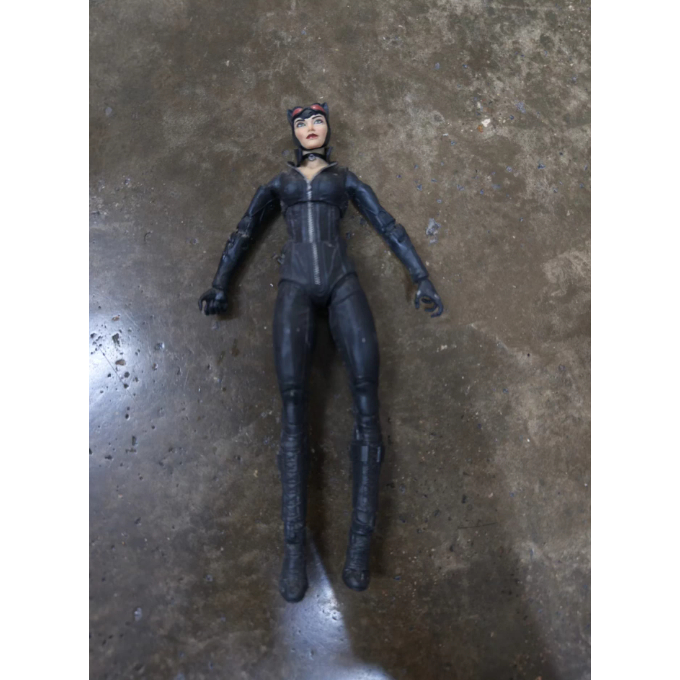 (ไม่มีกล่อง) McFarlane Batman Arkham Game Catwoman Action Figure