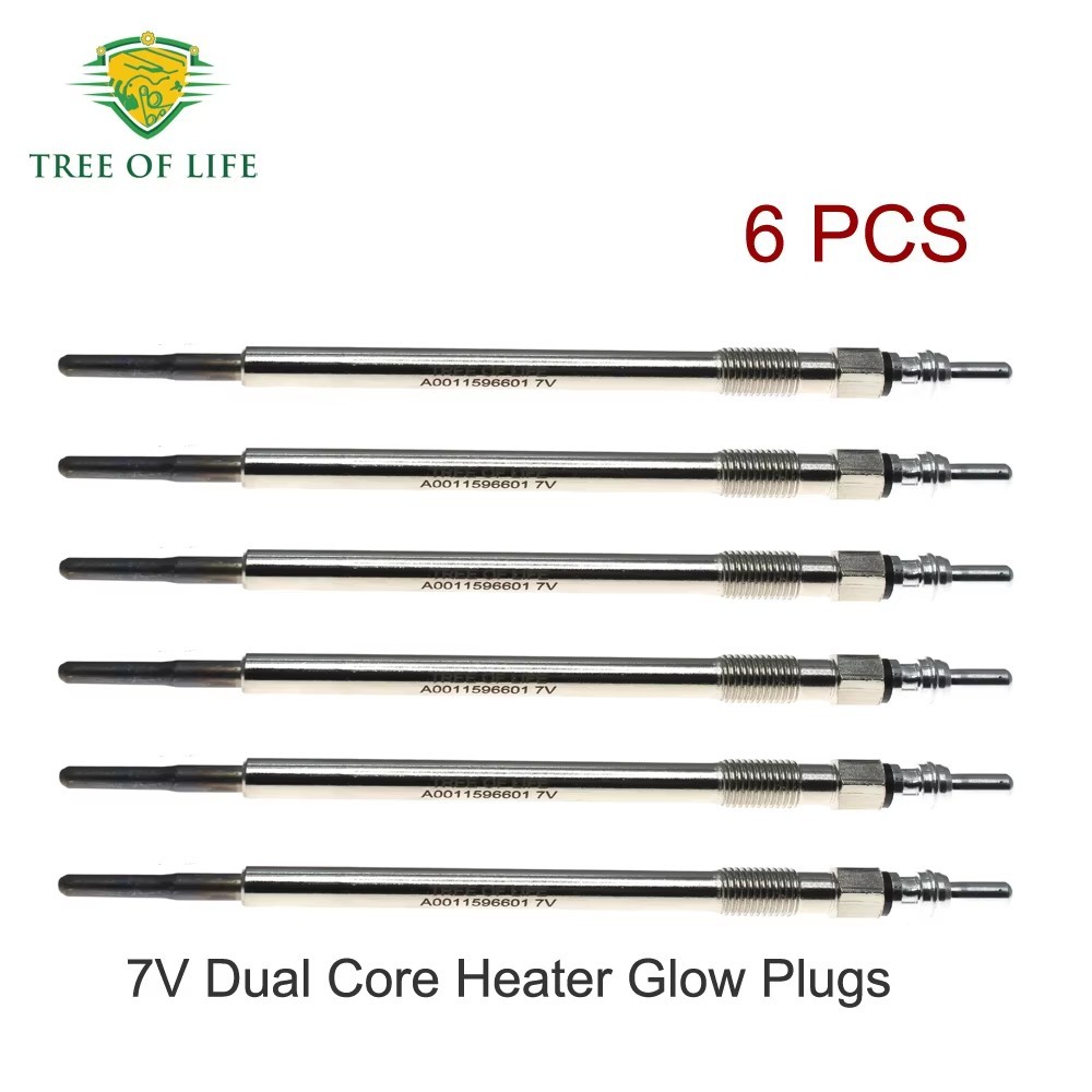 6pcs ปลั๊กเรืองแสง 7V สําหรับ MERCEDES GL/M/E-CLASS R-KLASSE E-KLASSE W212 W211 X164 X204 W164 W251 