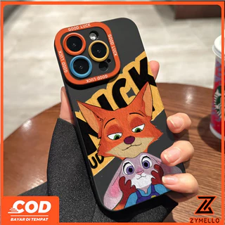 สําหรับ Vivo V70 FE V60 lite V50 LITE V40 LITE Y05 Y19S Y04 Y29 Y29S V29 V30 Y03 Y18 Y200 Y300 Zootopia การ์ตูน face-hold Judy กันกระแทก TPU เคสโทรศัพท์