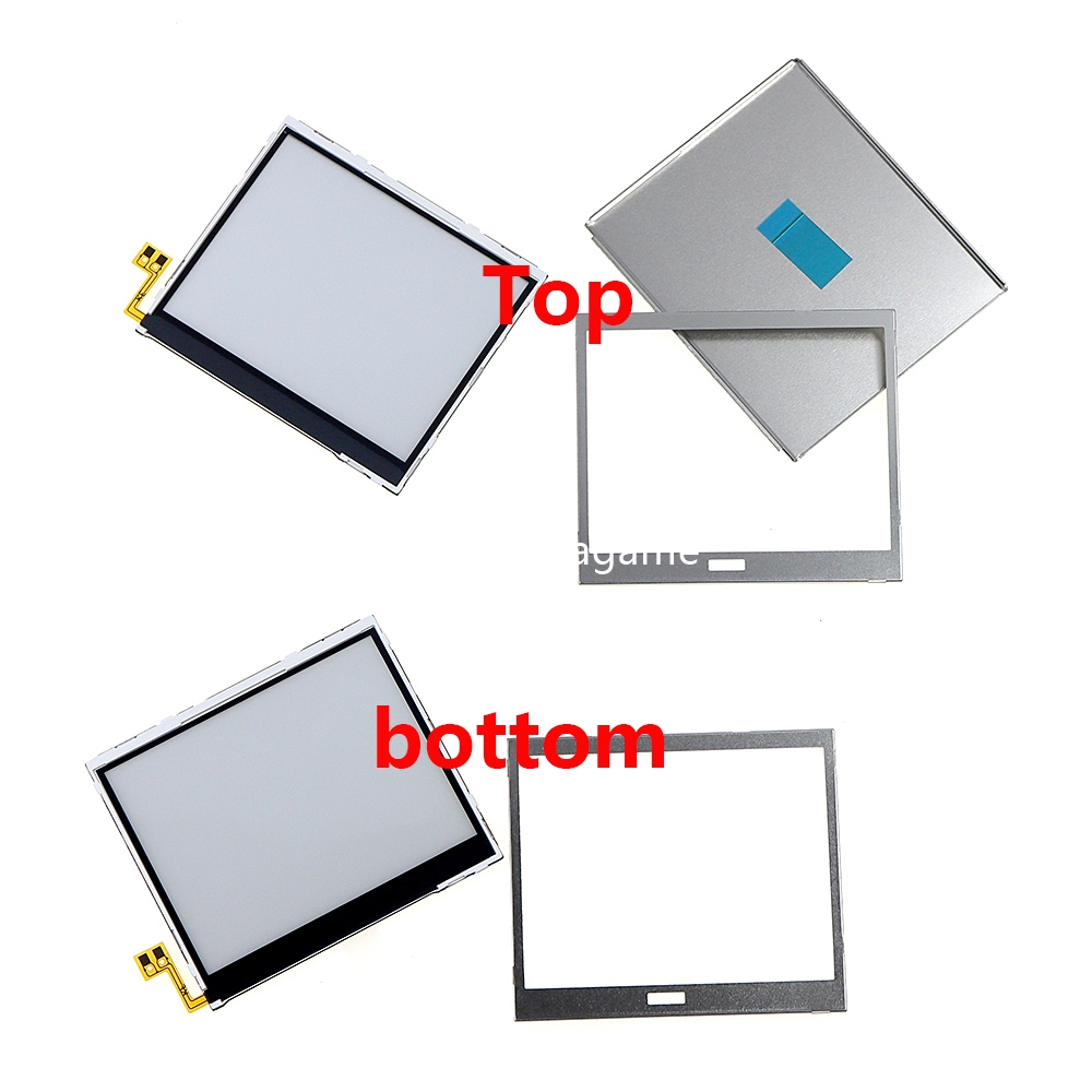 แผงแบ็คไลท์หน้าจอด้านล่างด้านบนสําหรับ NDSL Upper Down Screen Backlit Mod ใช้แผง LCD สีขาวเย็นไปยังห