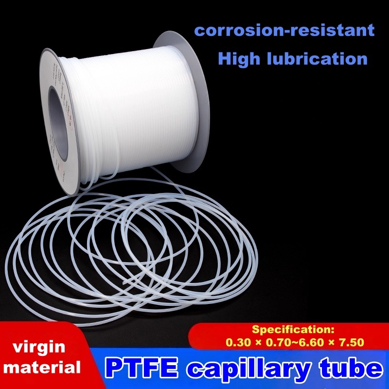ท่อเทฟลอน 300V โปร่งแสง PTFE Tube PTFE Capillary Tube ผนังความหนา 0.2/0.3/0.4 มม.