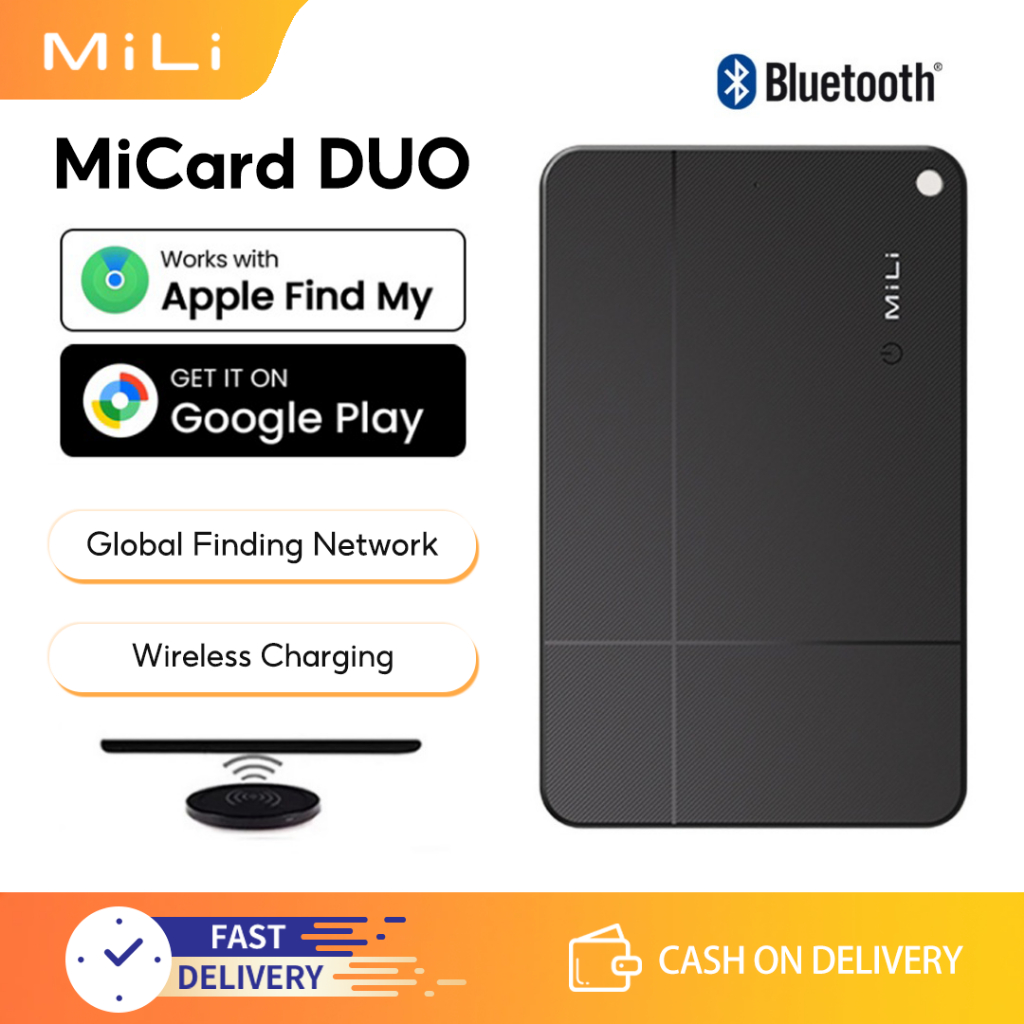 สําหรับ iOS & Android MiLi MiCard Duo Smart Item Finder Global ที่แม่นยํา Locating NFC การตรวจจับอัต