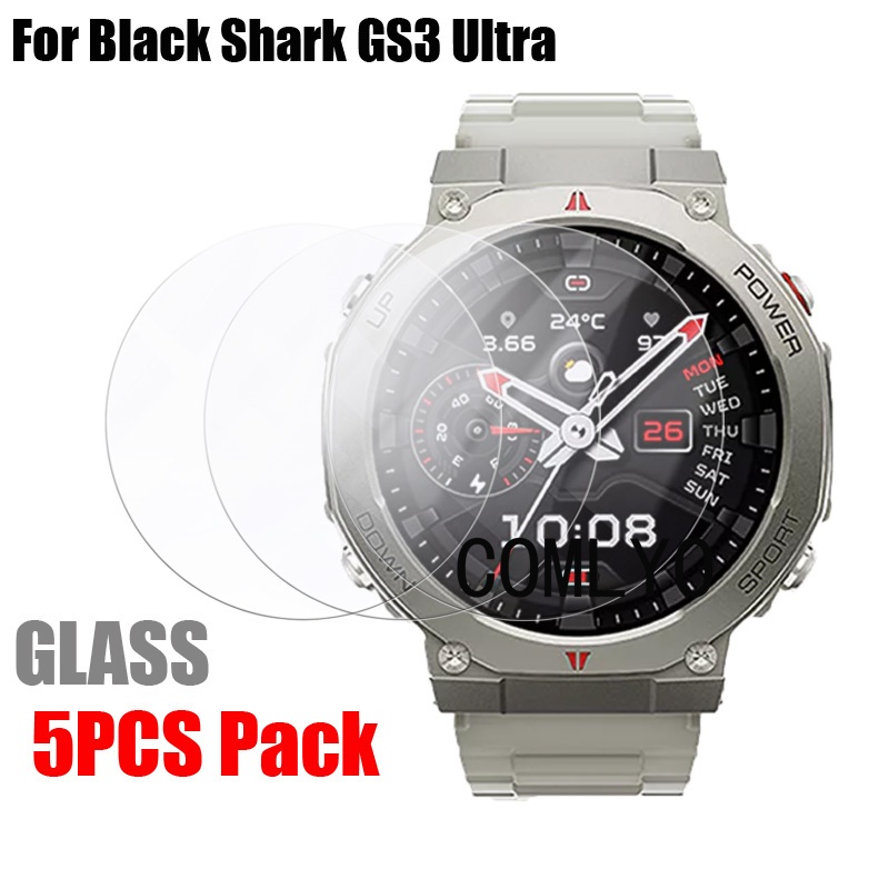 สําหรับ Black Shark GS3 Ultra Smart watch กระจกนิรภัยป้องกันหน้าจอ 9H 2.5D ฟิล์ม – โปรปัง