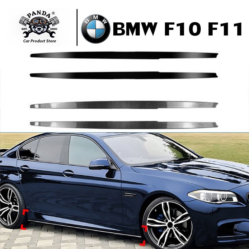 [Panda]ลิ้นข้าง ลิ้นกันชนข้าง BMW 5 Series F10 F11 M SPORT 2011-2017 หูฉลาม ลิ้นหน้า อุปกรณ์เสริม spoile