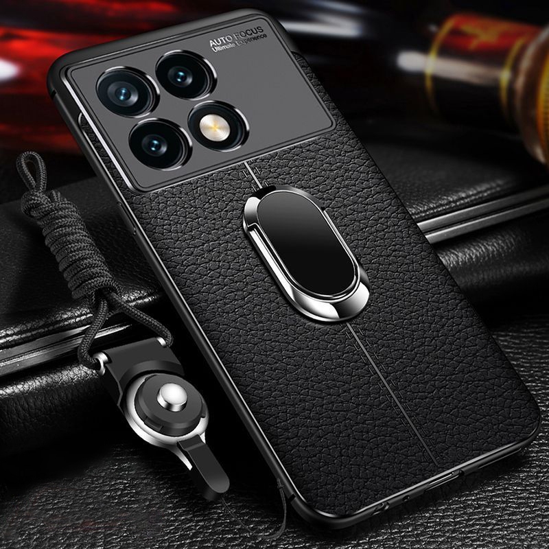 สําหรับ Xiaomi Poco X6 Pro X6 Neo เคสโทรศัพท์, หรูหรา Ultra Slim รูปแบบหนังรวมทุกอย่างป้องกัน Dermat