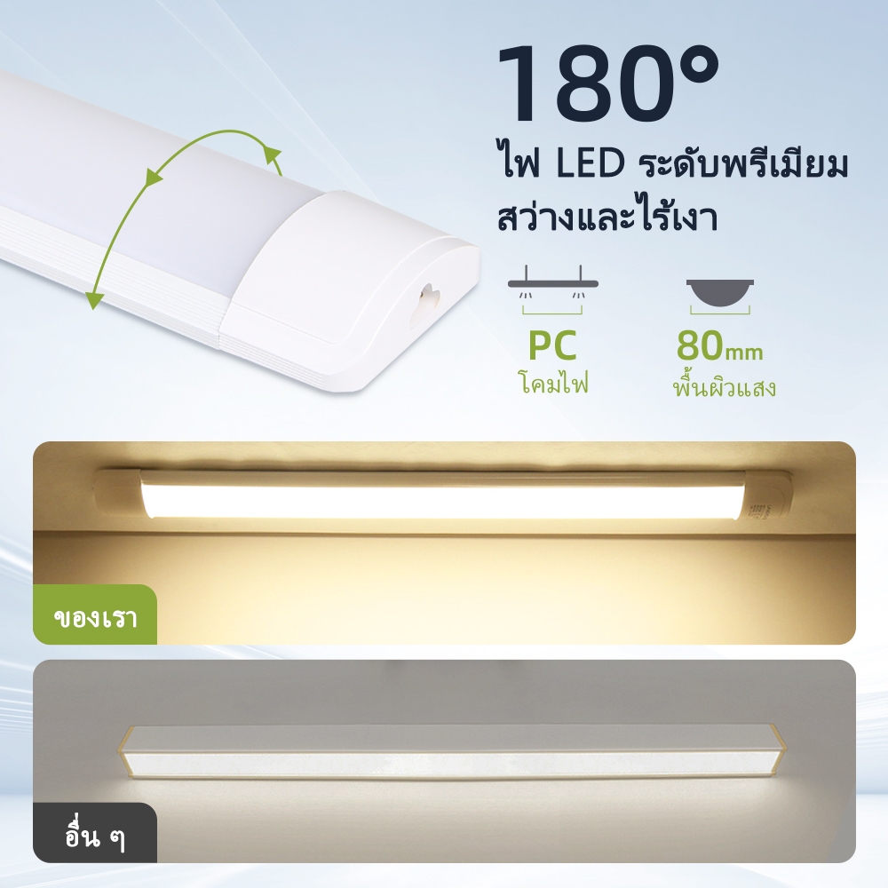หลอดไฟ LED T8 T5 หลอดไฟนีออน หลอดไฟยาว แถบไฟ - รูปที่ 4