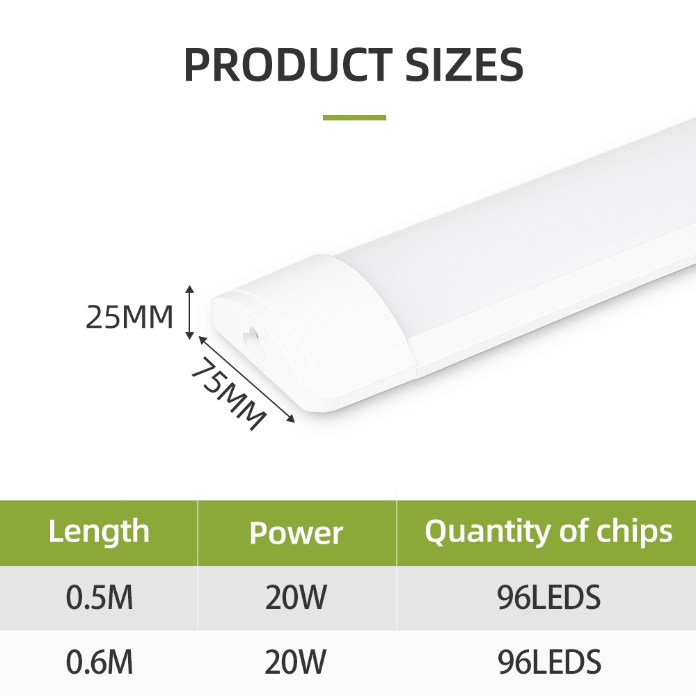 หลอดไฟ LED T8 T5 หลอดไฟนีออน หลอดไฟยาว แถบไฟ - รูปที่ 6