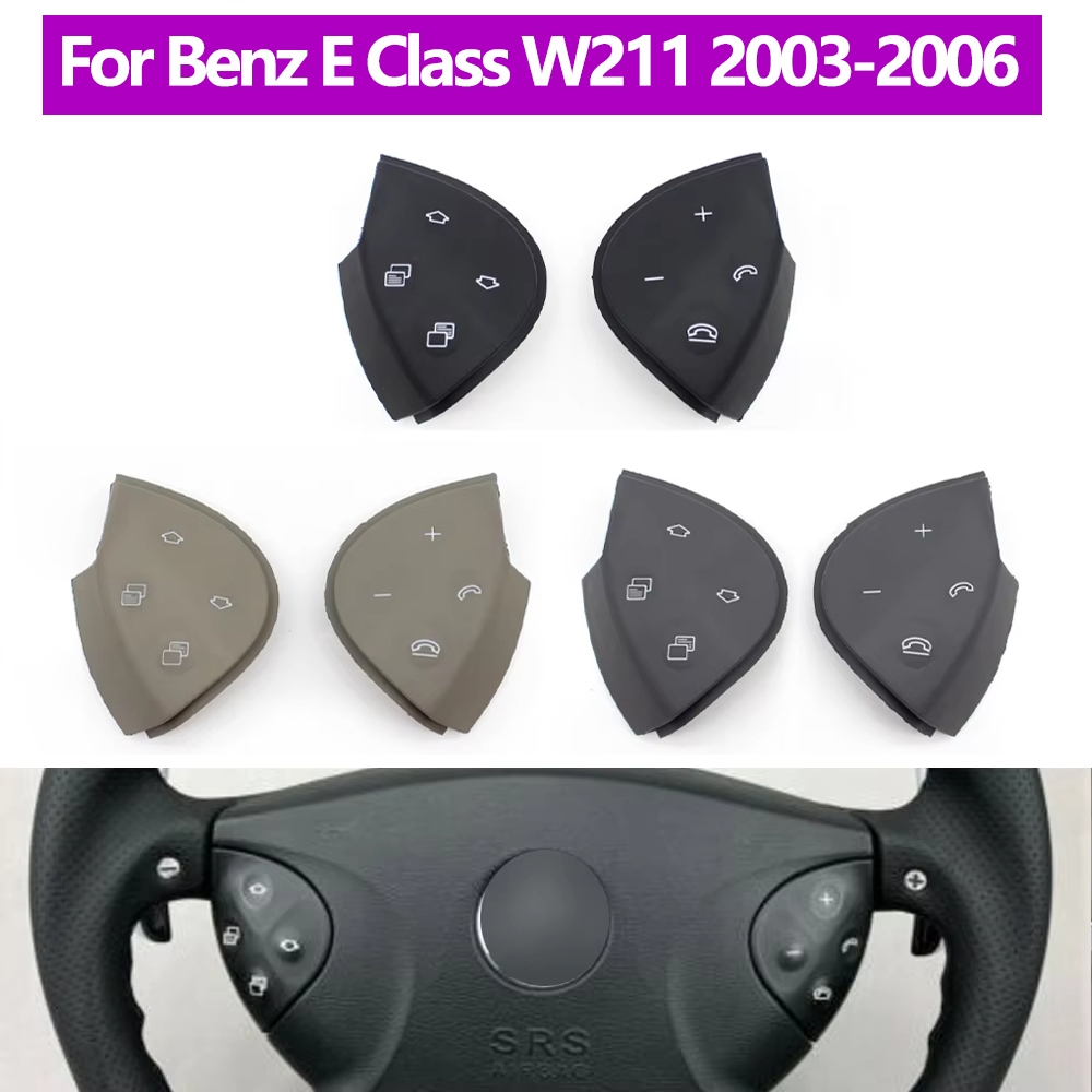สําหรับ Mercedes Benz E Class W211 รถ Multi-Function พวงมาลัยปุ่มชุดซ่อม E300 E320 E350 E400 2003-2006 2118206110