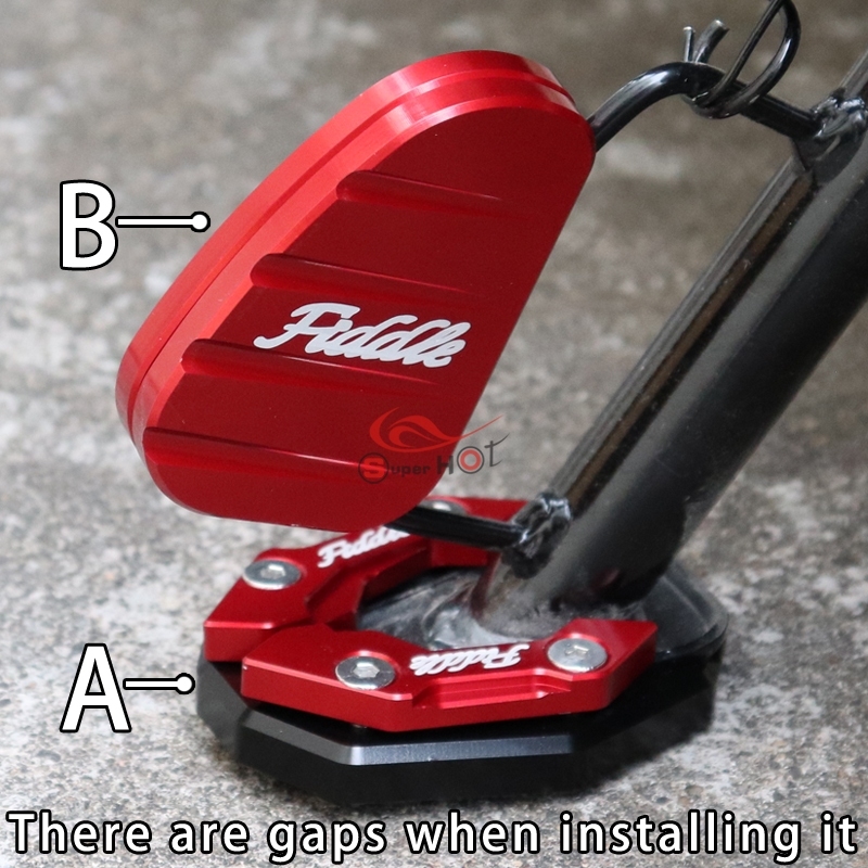 สําหรับ SYM Fiddle 4 5 125 150 Fiddle5 Fiddle4 Fiddle150 Fiddle125 อุปกรณ์เสริมขาตั้งขยายแผ่น Kickst