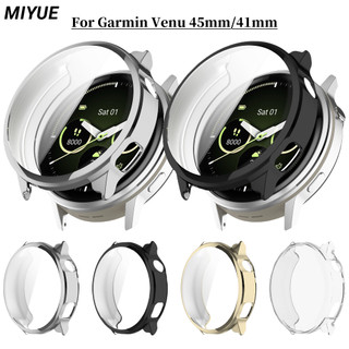 สําหรับ Garmin Venu 4 45 มม./41 มม.นุ่ม TPU ป้องกันคลุมทั้งหมดกรณี All-Around ป้องกันหน้าจอสําหรับ Garmin Venu 4