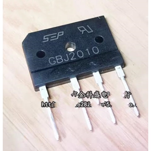 5pcs Original GBJ2010 ZIP-4 20A 1000V เตาแม่เหล็กไฟฟ้าวงจรเรียงกระแสสะพานซ้อน