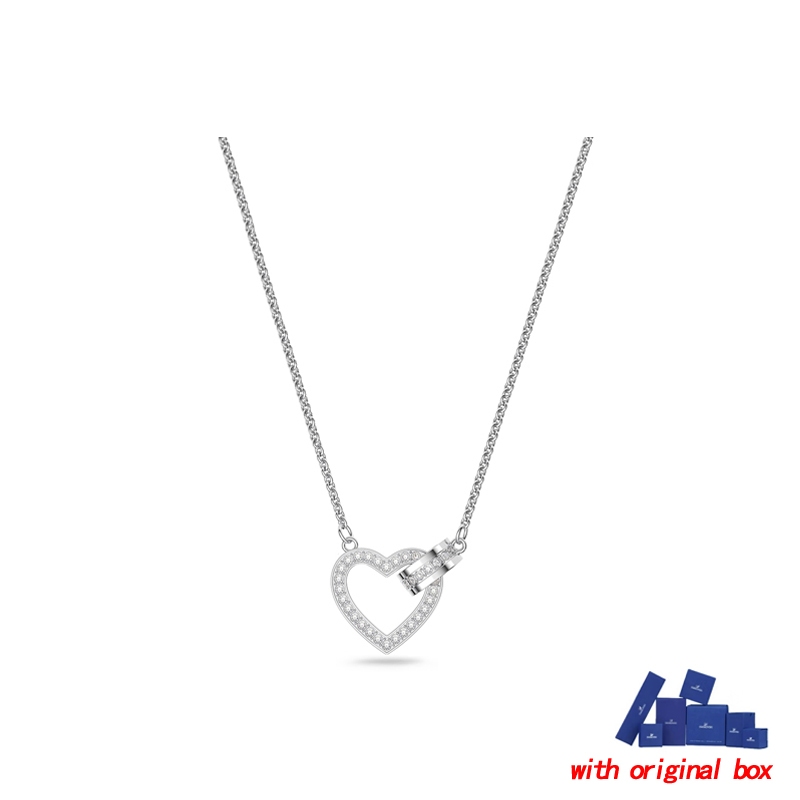 น่ารักชุดรักสร้อยคอแสงหรูหราประณีตหญิงจี้ของขวัญวันวาเลนไทน์สําหรับแฟนรัก