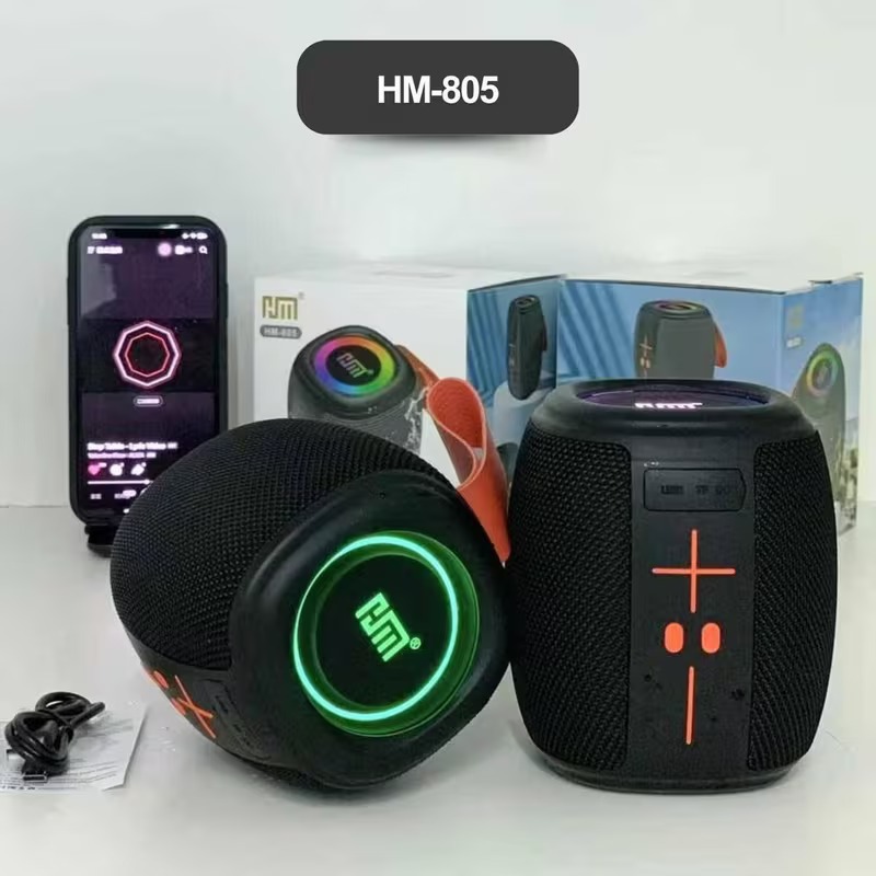 ลําโพงบลูทูธไร้สายขนาดเล็ก รุ่น HM-805 พกพาสะดวก.USB TF BT 2