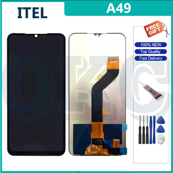 สําหรับ Itel A49 A58 PRO S17 จอแสดงผล LCD Touch Screen Digitizer A661L ชิ้นส่วนทดแทน LCD
