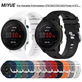 สายรัดซิลิโคนสําหรับผู้เบิกทาง Garmin 70/170/570/265/255/745/245/165/168 สําหรับ Garmin vivoactive 5/4/3/Venu4 45 มม.41 มม./3/3S/2/2S สร้อยข้อมือสายรัดข้อมือสร้อยข้อมือกีฬาสายนาฬิกาอัจฉริยะ