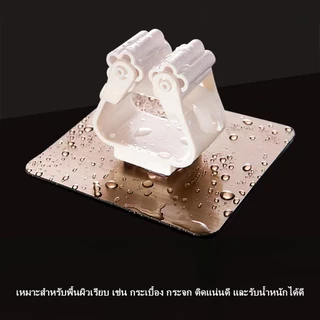 ซับตะขอเจาะฟรีห้องน้ําชั้นวางแขวนไม้กวาดคลิปผู้ถือบัตรติดผนังชั้นวางเจาะฟรี ซับ แร็ค