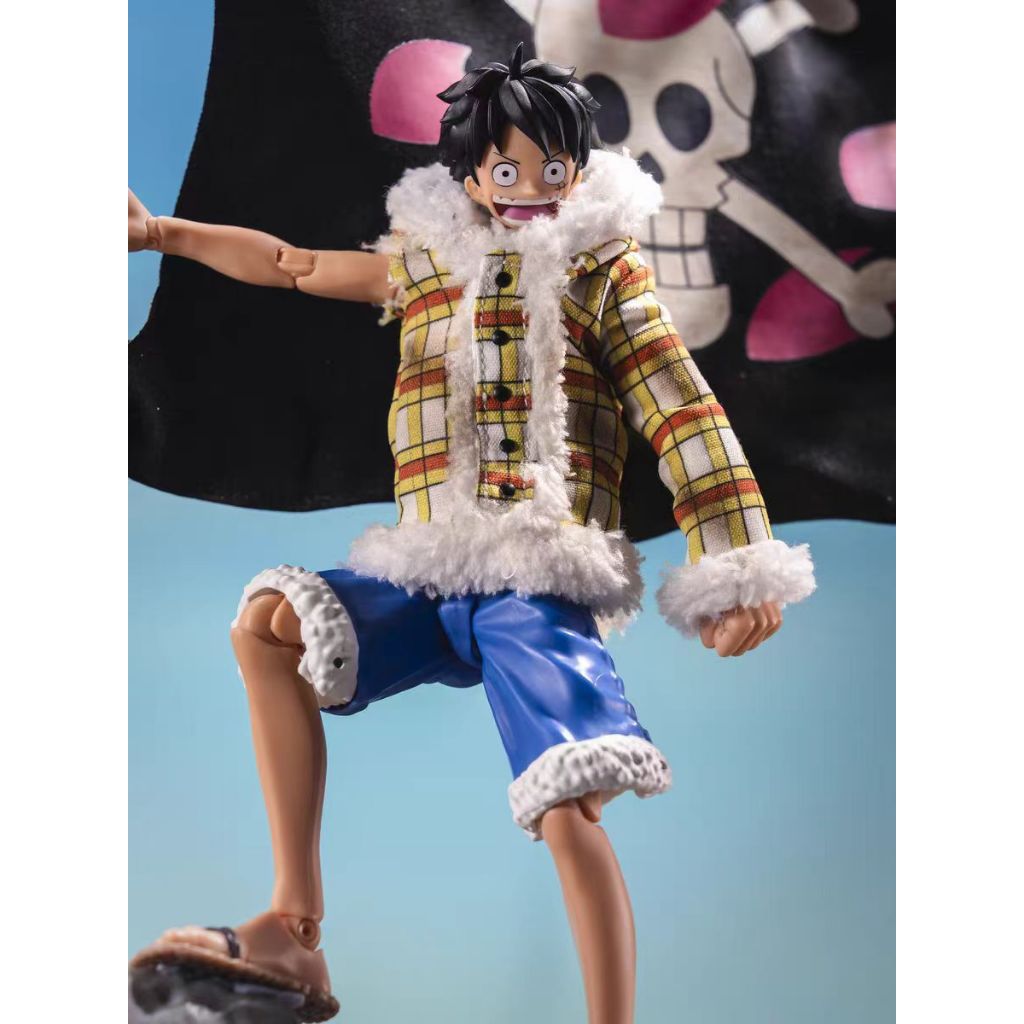 Shf One Piece Luffy Tambourine Island เสื้อผ้าผ้า One Piece Flag ไม่มีรุ่น