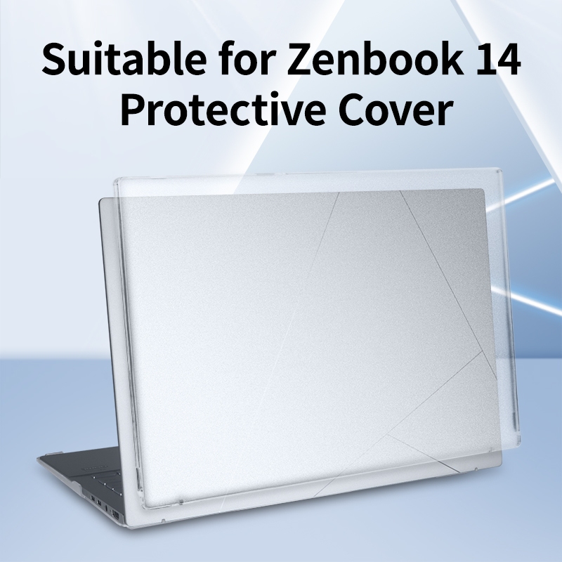 เคสใสแบบด้านสําหรับ ‌ASUS Zenbook 14‌ 2025/2024 แล็ปท็อป Hard Case Matte Colored Shell Anti Stratch Cover UX3405C/UM3406K/UX3405M