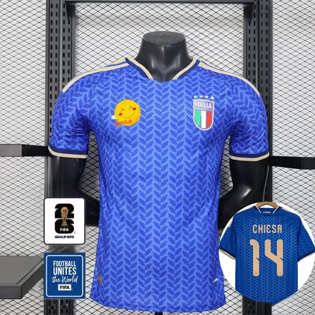 ชุดทีมฟุตบอลแบบเหย้าของทีมชาติอิตาลี รุ่น CHIESA