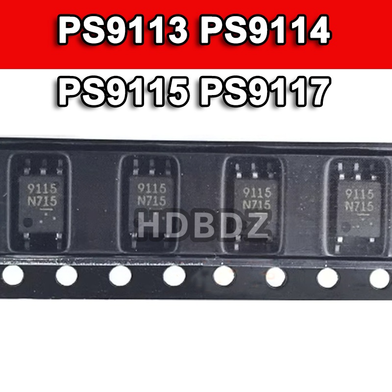 5 ~ 10PCS PS9113 PS9114 PS9115 PS9117 SOP5 Photoelectric Coupler ชิป IC SMD