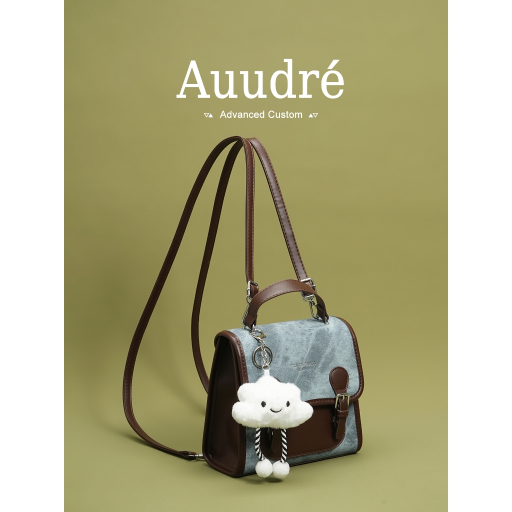 Auure Contrast Color Backpack Women Outing Commuter Travel Small Backpack