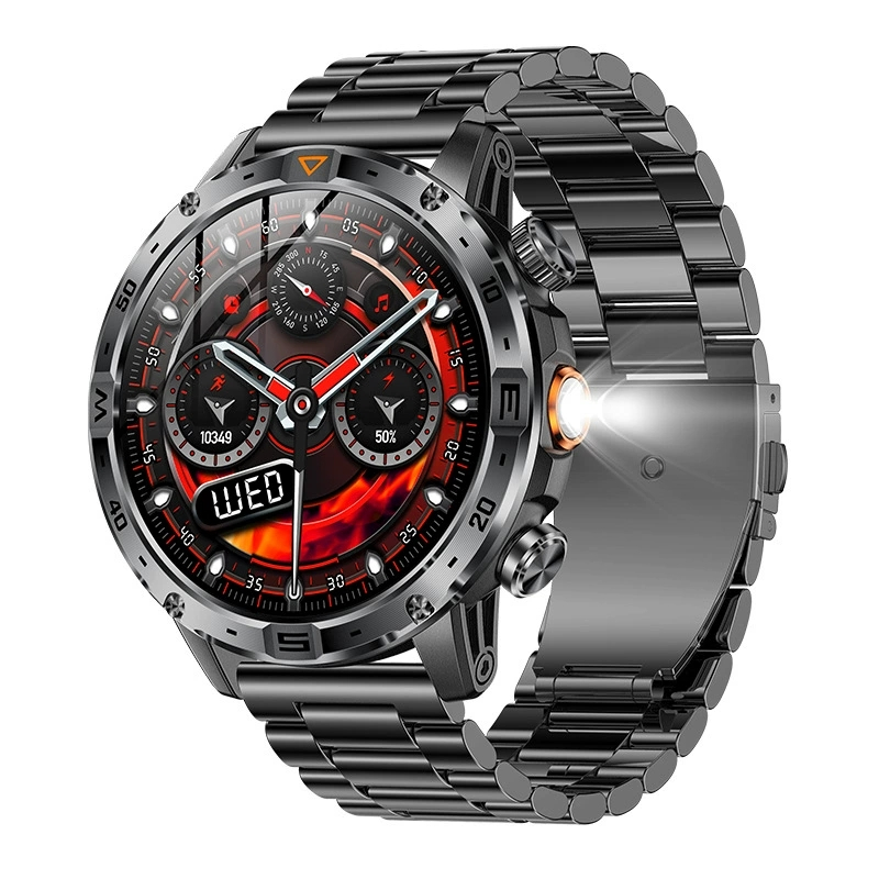 AK91 สมาร์ทวอทช์ AMOLED กีฬาฟิตเนส IP68 กันน้ํา