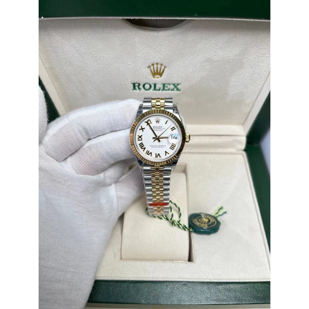 N FactoryR.0lex Date;just size 31mm นาฬิกาอัตโนมัติ Swiss movement 902L steel รุ่น M178273-0073