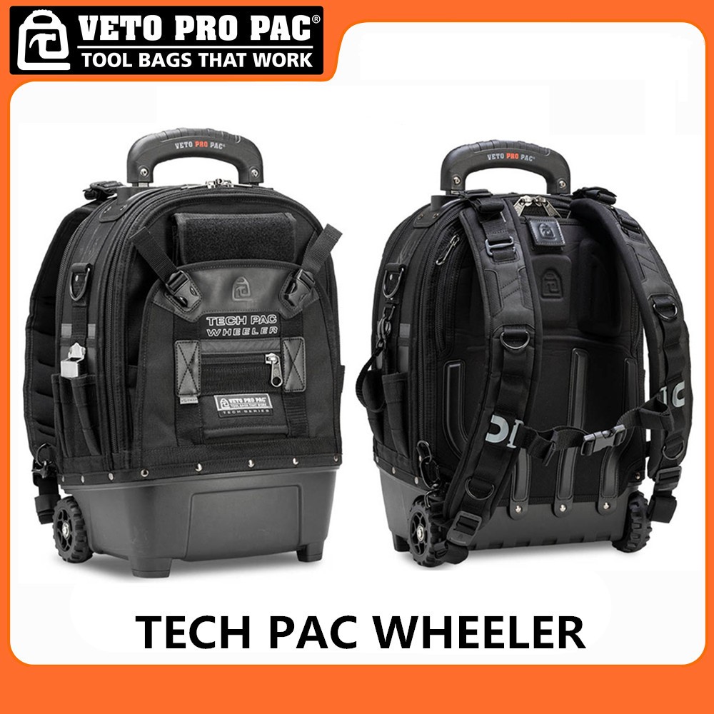 VETO PRO PAC TECH PAC WHEELER สีดํา Special Edition รถเข็นกล่องเครื่องมือ