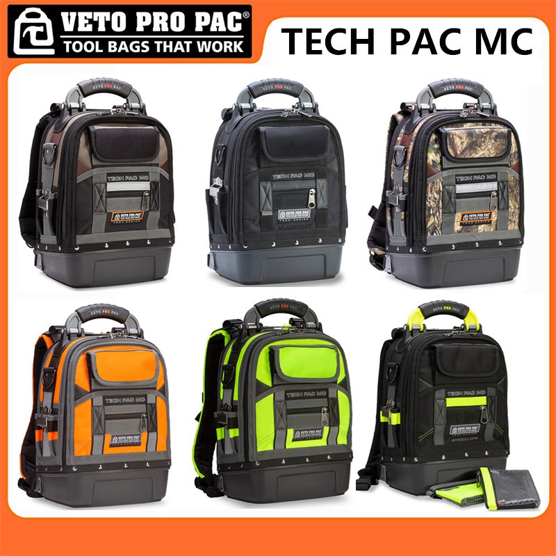 VETO PRO PAC TECH PAC MC Series Toolkit, High-End Toolkit ช่างไฟฟ้า Weak Current Repair Toolkit