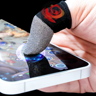 Ship Within 24 ชั่วโมงHY Free FireGaming Finger Sleeve gloves Touch thumb (2PCS) Anti-Sweater PUBG COD Call of duty Mobile legends state of survival