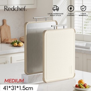 Redchef Medium Double-Sided Stainless Steel Chopping Board