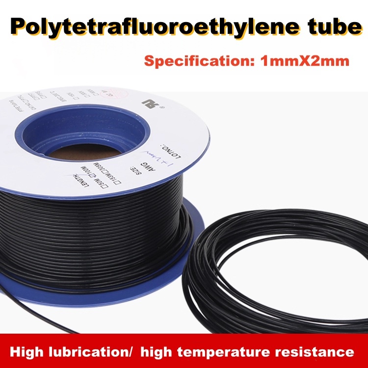 PTFE Tube PTFE Tube PTFE Tube PTFE Tube Multicolor อุปกรณ์เสริม 1x2 เส้นผ่านศูนย์กลางภายใน 1 มม.เส้น