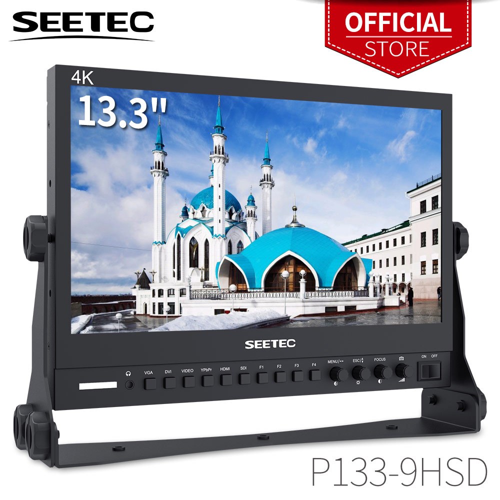 SEETEC P133-9HSD 13.3 นิ้วกล้อง Pro Broadcast 4K Ultra HD 1920x1080 Field Video LCD หน้าจอ IPS 1000: