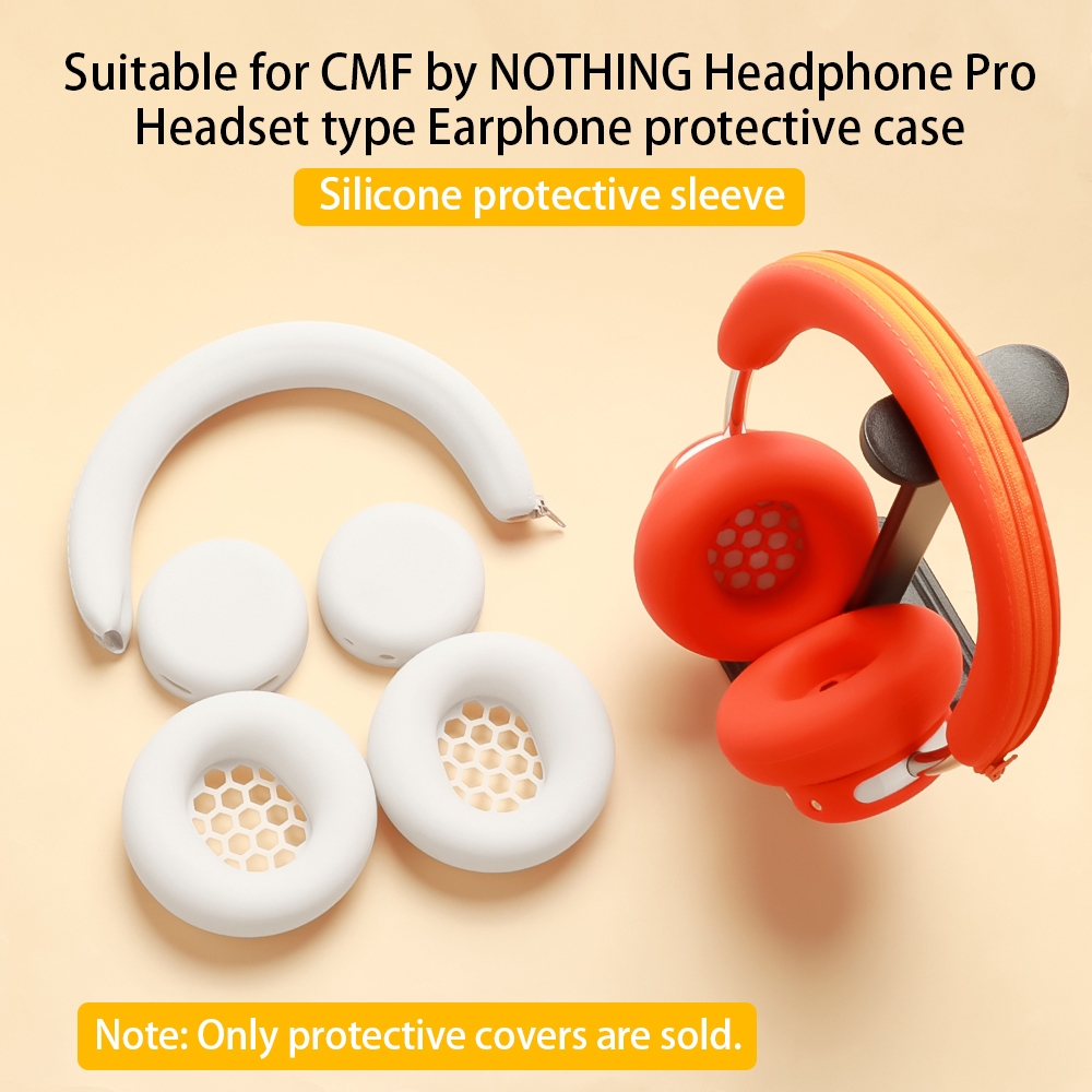 สําหรับ CMF โดย NOTHING Headphone Pro เคสป้องกันชุดหูฟัง crossbeam ฝาครอบหูซิลิโคนป้องกันการสึกหรอ
