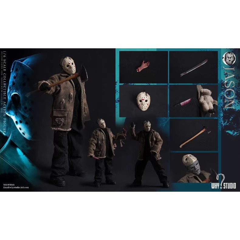 WHY STUDIO 1/6 WS018 Jason Action Figure