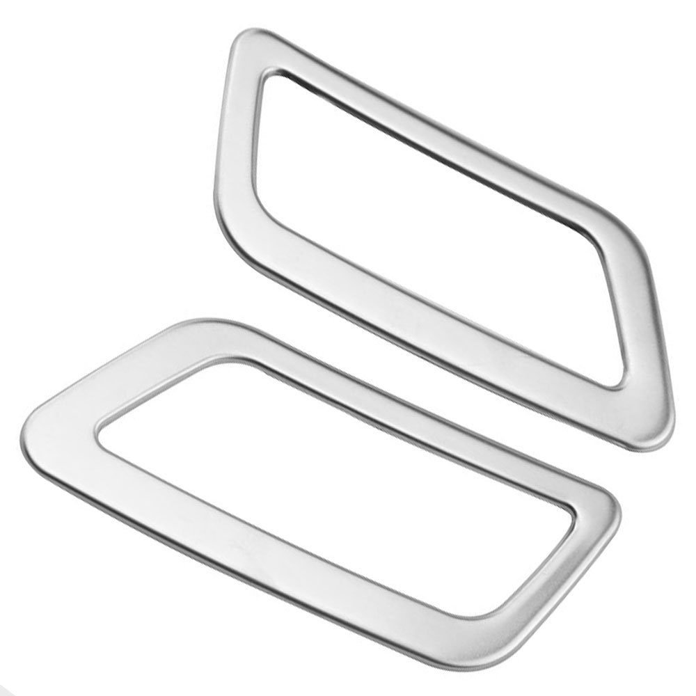 สแตนเลส 1 คู่รถเครื่องปรับอากาศ Vent ป้องกันสติกเกอร์ Trim สําหรับ Nissan X-trail T32