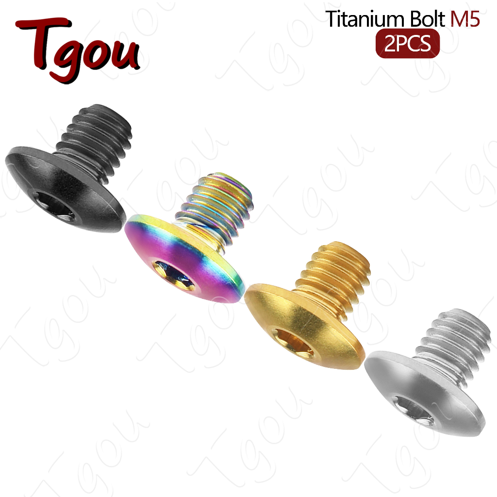 Tgou สลักเกลียวฝาถังน้ํามัน ไฮดรอลิค สกรูยึดดิสก์เบรก ไทเทเนียม สําหรับรถจักรยาน XT Shimano 2 ชิ้น