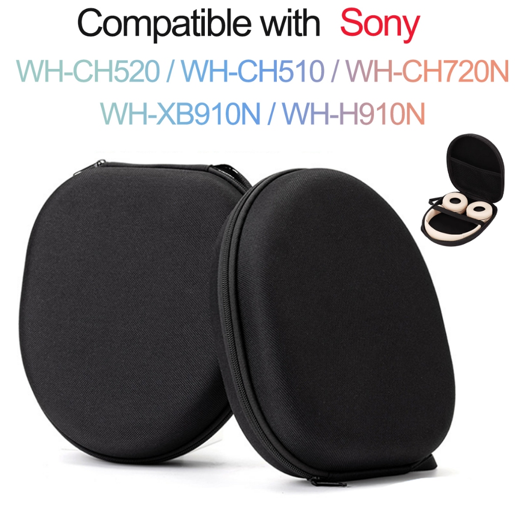 สําหรับ Sony WH-CH520 WH-CH510 WH-CH720N WH-XB910N WH-H910N แบบพกพาชุดหูฟังกันกระแทก Hard Shell กระเ