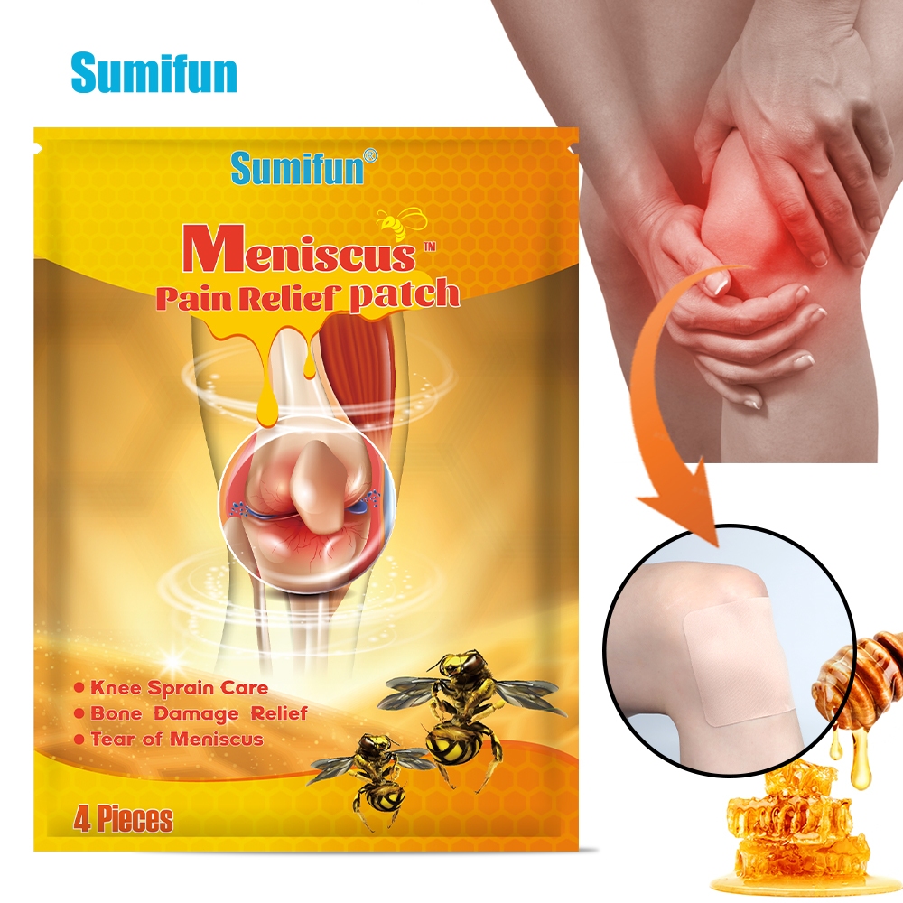 4 ชิ้นกล้ามเนื้อ Comfort Calm Patch Body Relax Support Patch