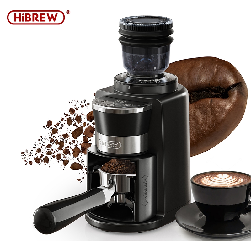 HiBREW G3A เครื่องบดเมล็ดกาแฟเสี้ยนไฟฟ้าสําหรับกาแฟเอสเปรสโซเทเหนือที่บ้าน