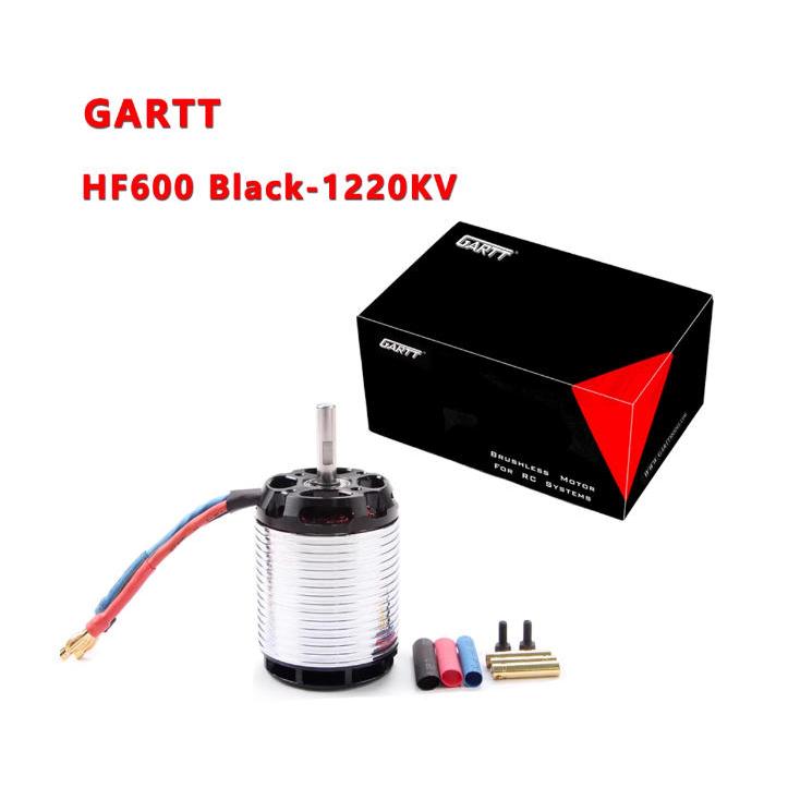 GARTT 1220KV 2100w 6S มอเตอร์ไร้แปรงชุดสําหรับ Trex 550 600 RC เฮลิคอปเตอร์สีดํา