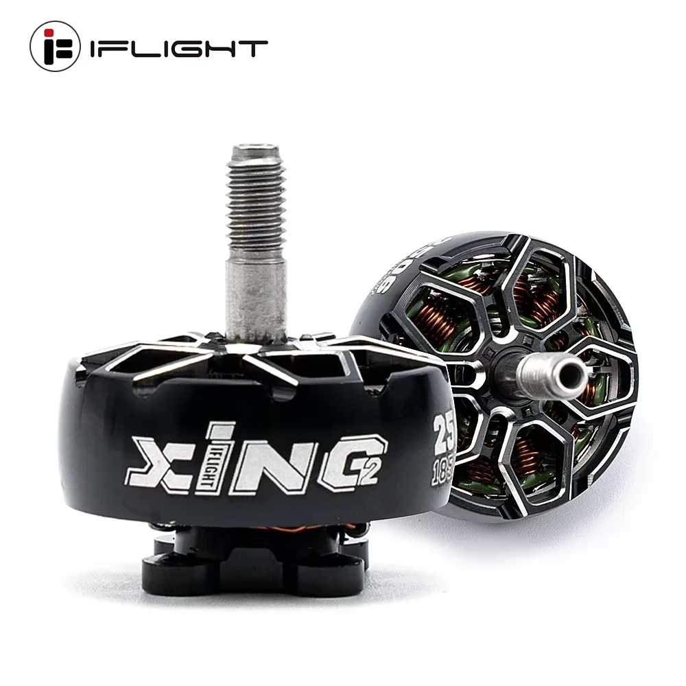 มอเตอร์ iFlight XING2 2506 พร้อมเพลาไทเทเนียม 5 มม. (1500/1850KV) สําหรับเครื่องบินแข่ง FPV ขนาด 5-6