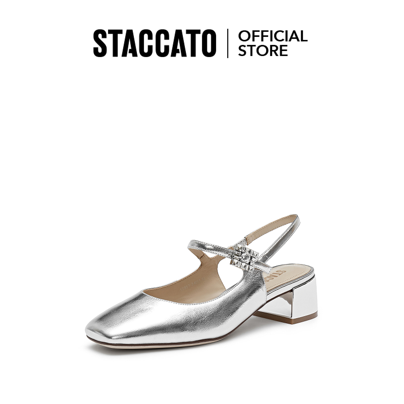 <Dazzle> Staccato Mary Jane Slingback Pump Shoes รองเท้าแมรี่เจน 2.5“รองเท้าส้นสูงหนา หัวกลม S1952 S1958